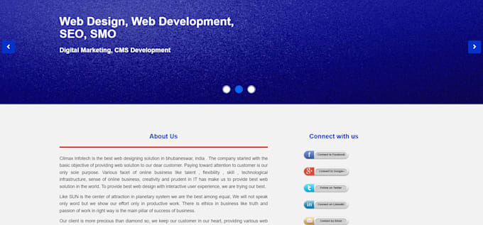 design a custom, SEO friendly, and responsive website