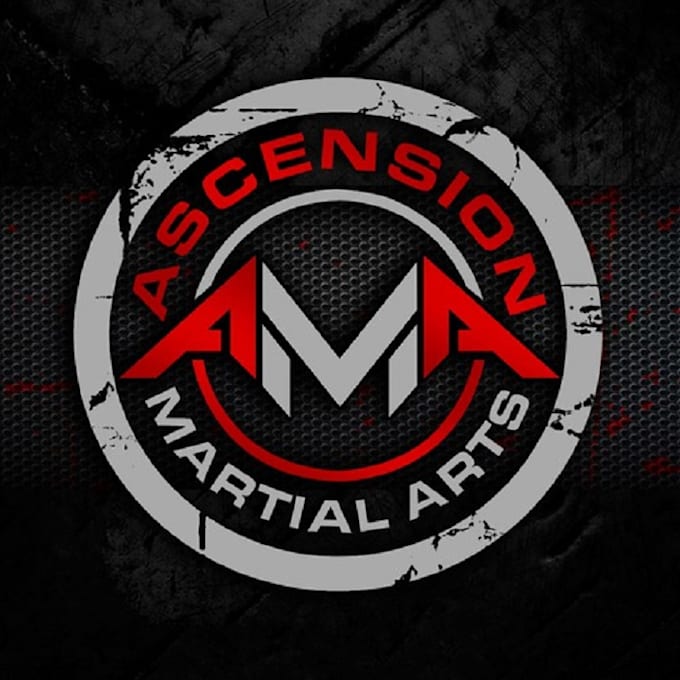design monogram classic martial arts logo