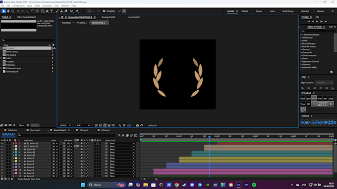 create a simple logo animation
