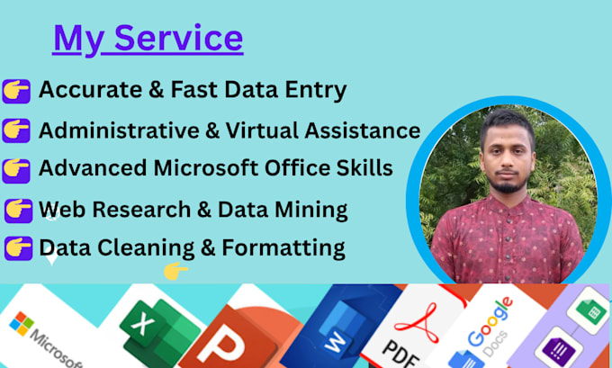 do data entry and web research gather company info