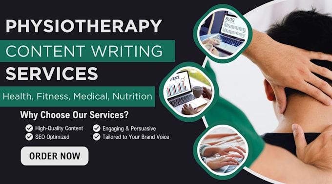write physiotherapy, rehab and wellness topics