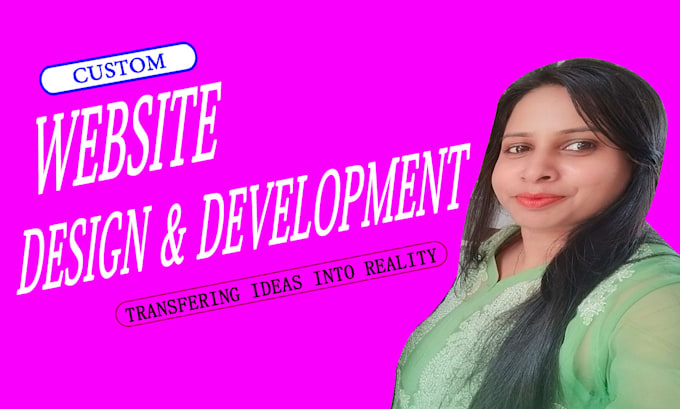be your web developer for custom website