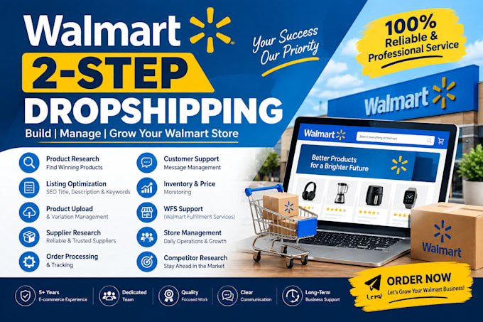 be your walmart two step dropshpping and wfs va