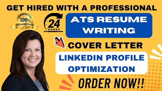 write professional resume writing ats resume cover letter optimize linkedin