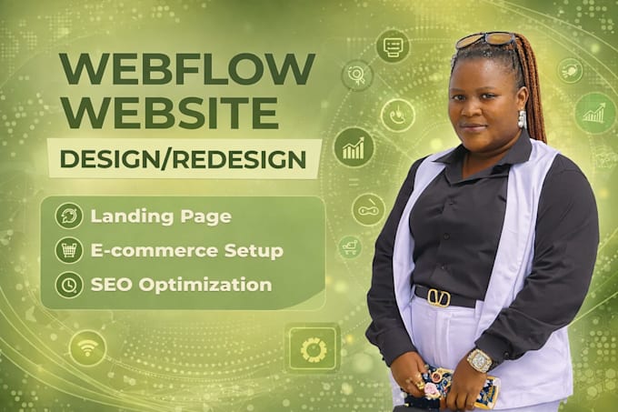 design, redesign, or develop webflow website, webflow expert