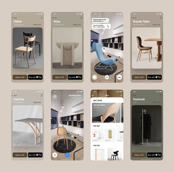 camera app augmented reality app ar app vr app lidar scanner app vto