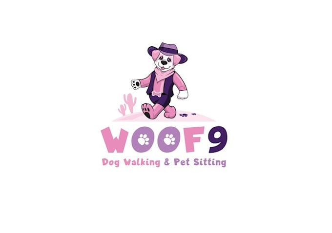 design dog walking pet sitting logo