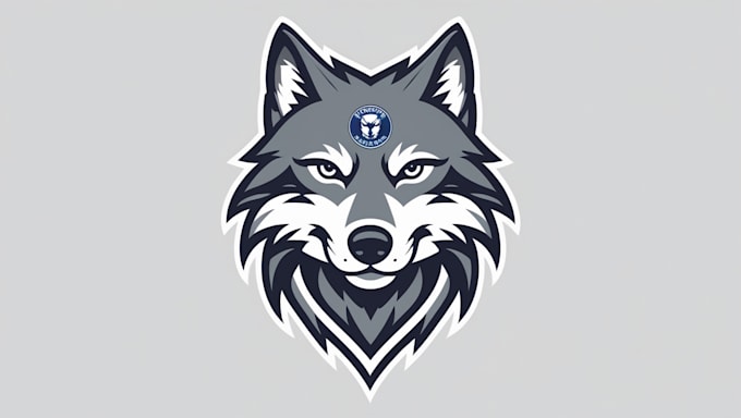 do creative wolf mascot logo for you with my on creativity