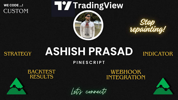 develop pine script and automate trades using python and webhook