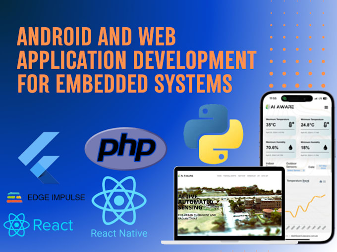 develop android and web apps for embedded systems and iot devices