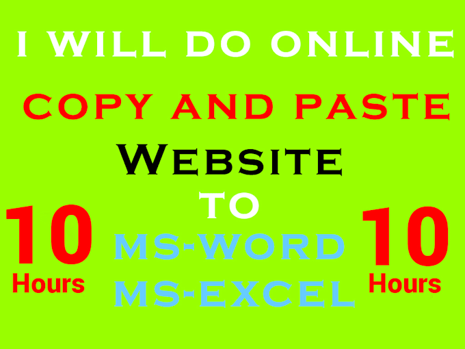 do online copy and paste work