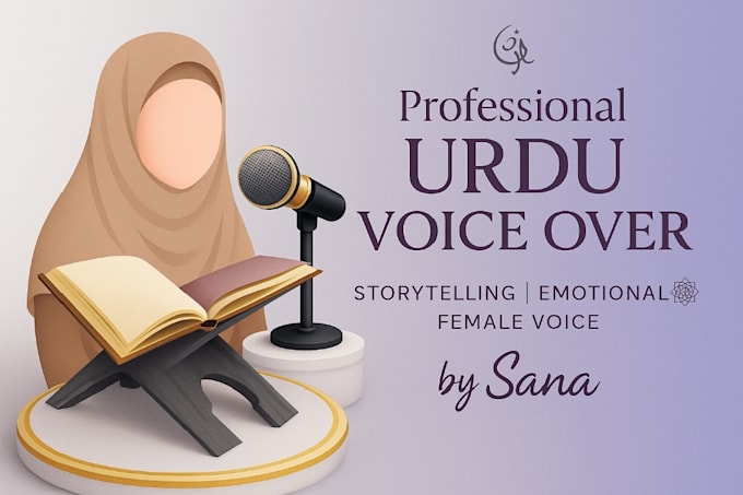 edit videos,write scripts,and record female urd voice over