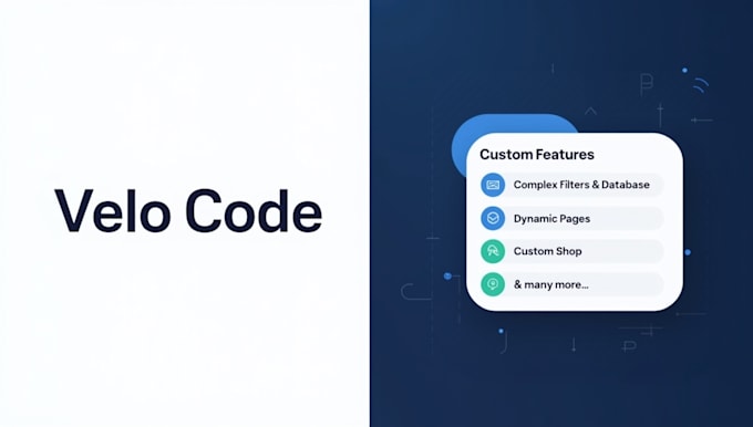 develop a custom wix website using velo, advanced coding and cms integeration