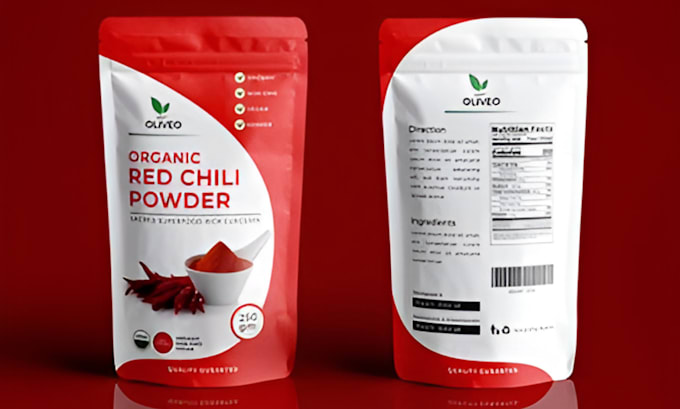 Create custom label design, product package, box packaging, and pouch ...