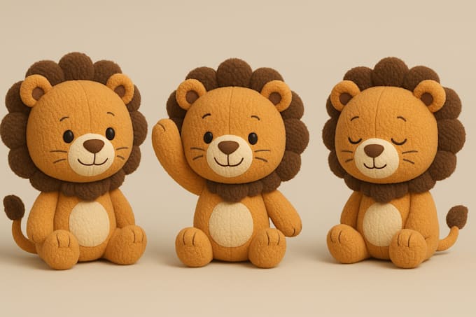 create a concept for plushie