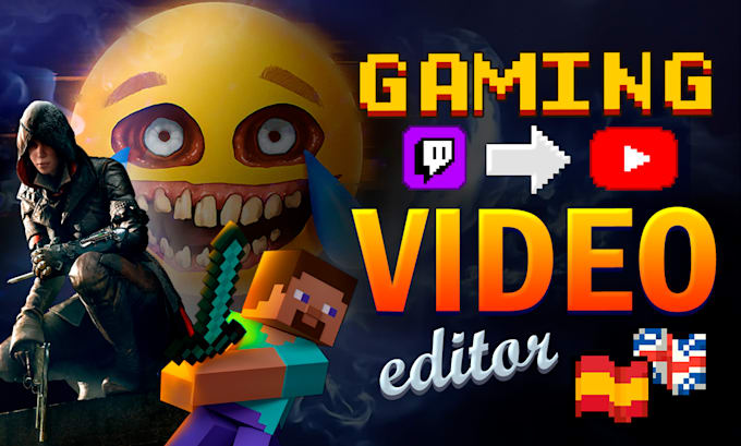 edit your gameplay for youtube with funny and fast edits