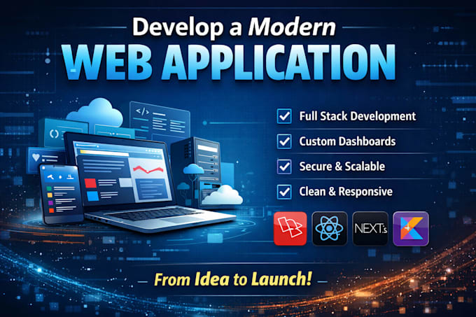 develop a modern web application