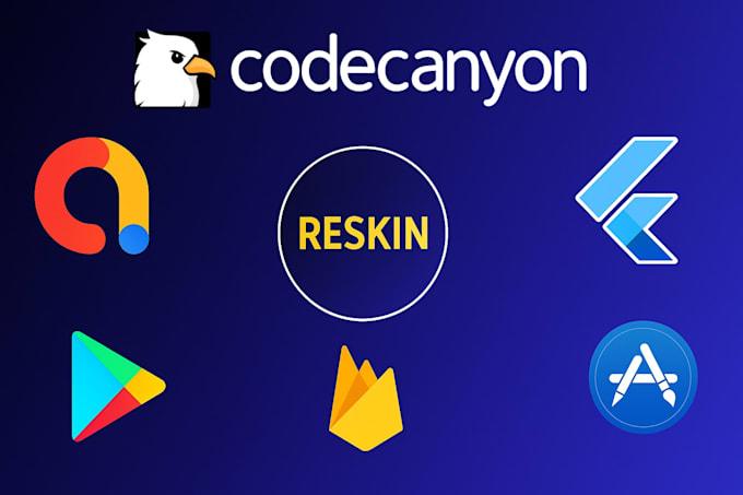 reskin android app, customize codecanyon app, and redesign your mobile app