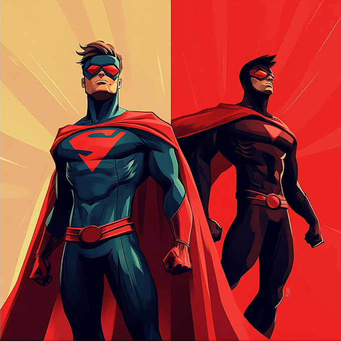 draw you a superhero character