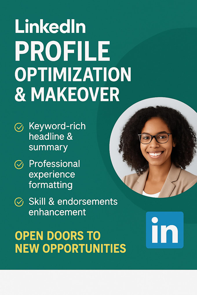 professionally optimize and makeover your linkedin profile