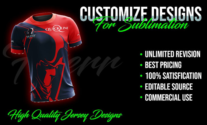 do custom jersey design or sublimation jersey design