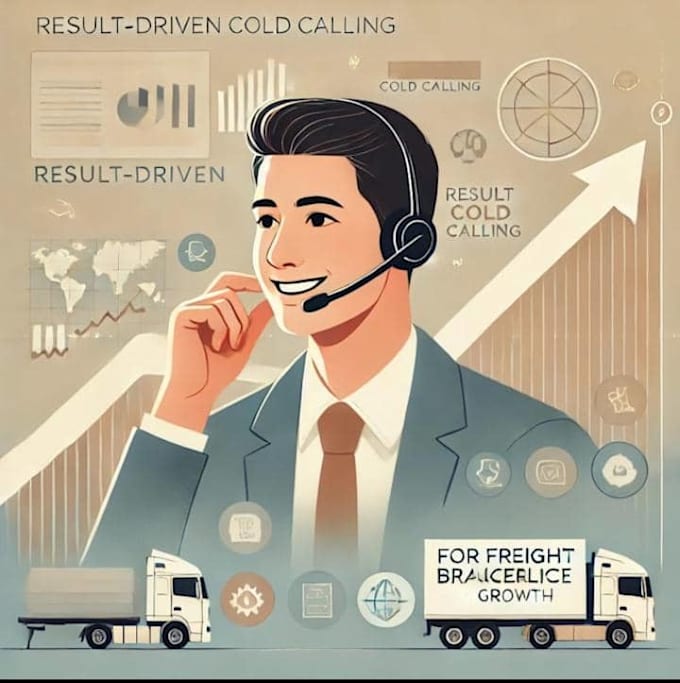 do a result driven cold calling for freight brokerage growth and logistics