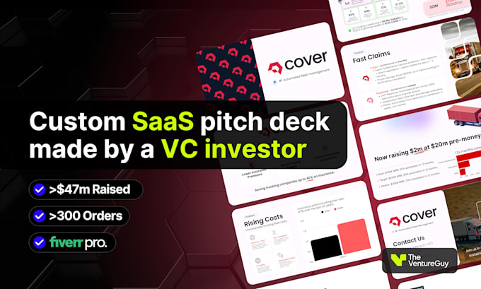 create a custom saas pitch deck that is investor ready
