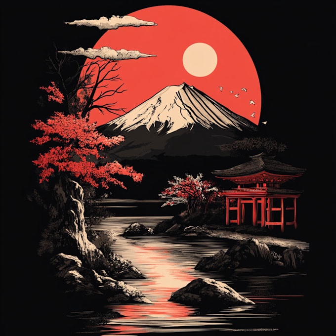 create amazing japanese oriental tattoo