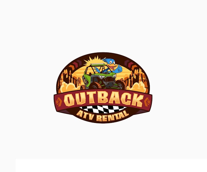 design unique atv rental logo