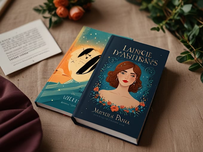 do illustrated romance book cover design