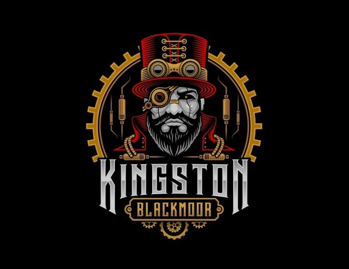 make awesome steampunk logo for clothing brand