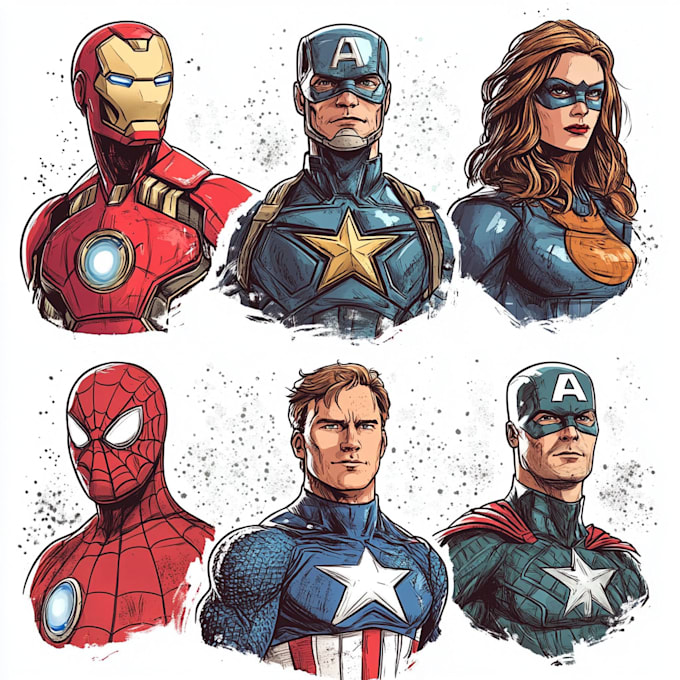 draw you as an amazing superhero