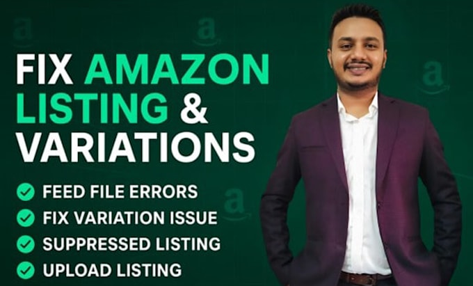 do amazon bulk listing with feed file and SEO optimized content