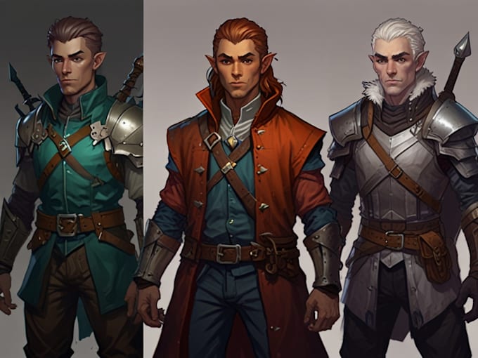 draw dnd character art illustration commissions
