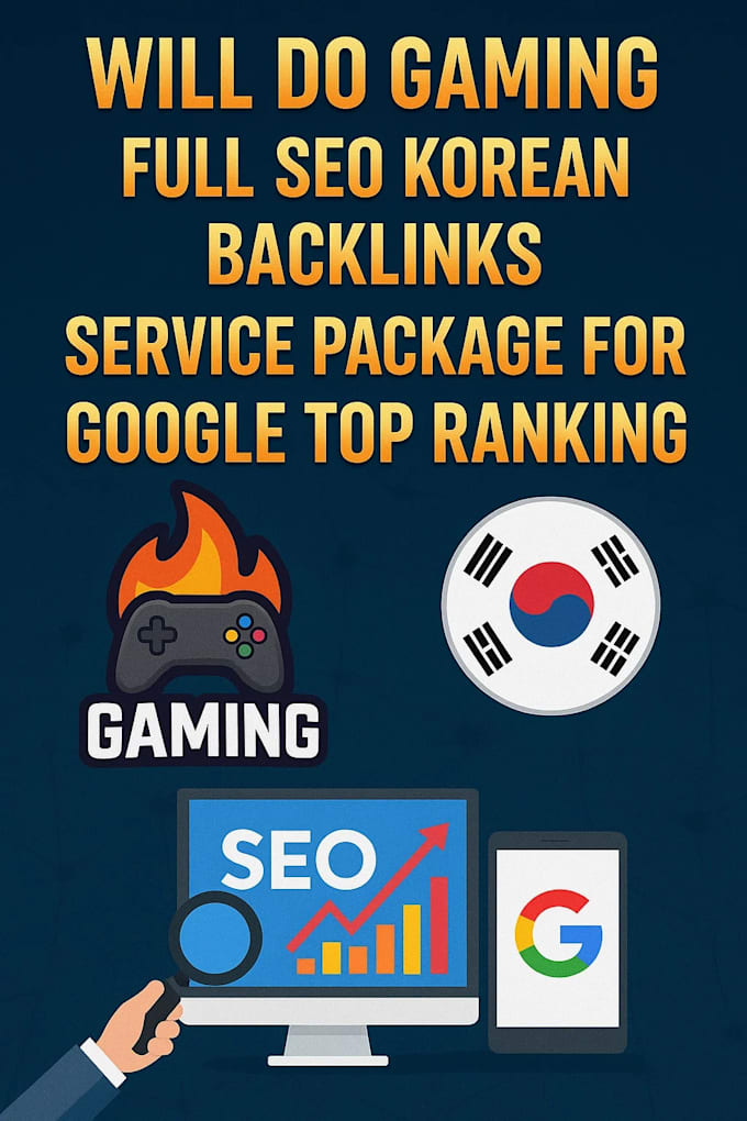 increase google top ranking for korean gaming website