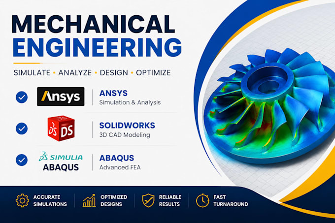 perform cfd, fea, and thermal analysis using ansys, comsol and abaqus