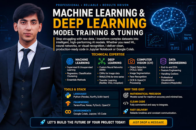 do machine learning and deep learning projects