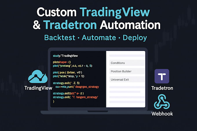 write or modify tradingview pine script strategies and tradetron support