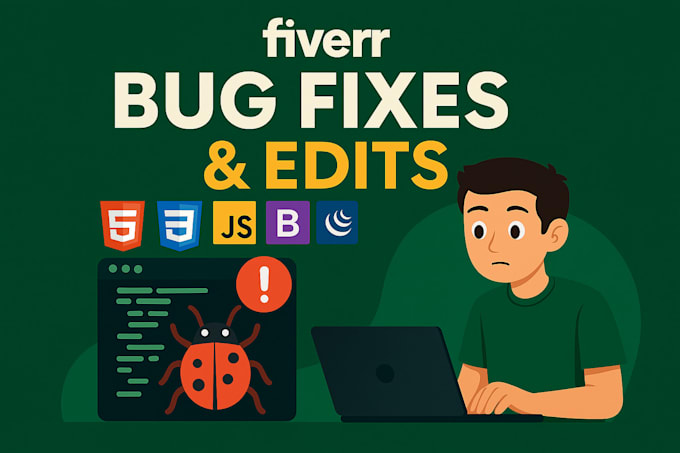 fix HTML CSS and javascript issues on your website