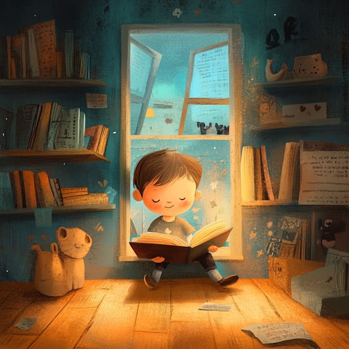 create children story book illustrations