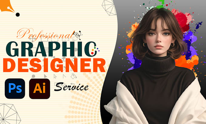 be your graphic design work expert graphic designer