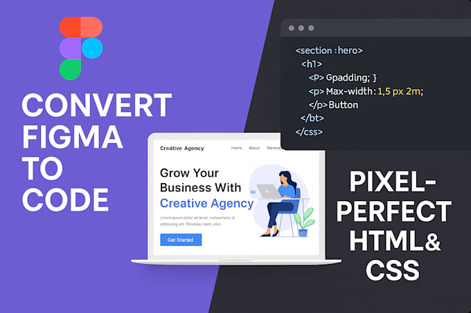 turn your figma mockup into a pixel perfect website