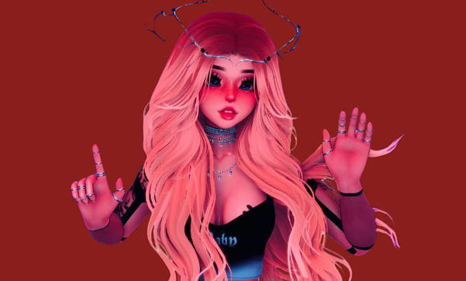 Make vrchat to vrm vrchat custom avatar commission vr character custom ...