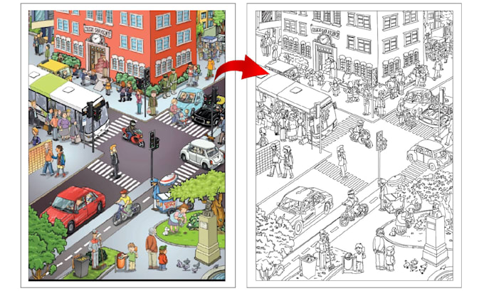 draw custom line art from your photo or concept