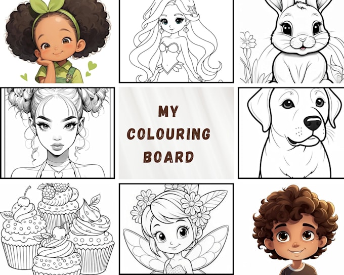 bold and easy colouring book