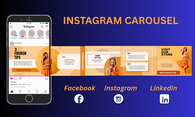 Design carousels for instagram, facebook, and linkedin by Ritika_canva ...