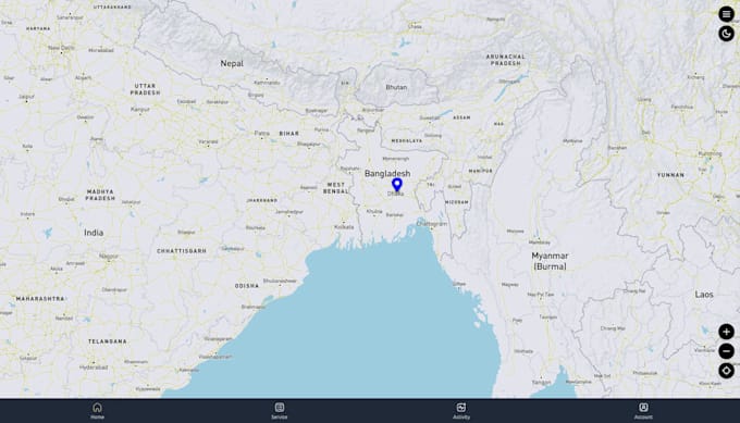 deploy google map, database, and secure authentication