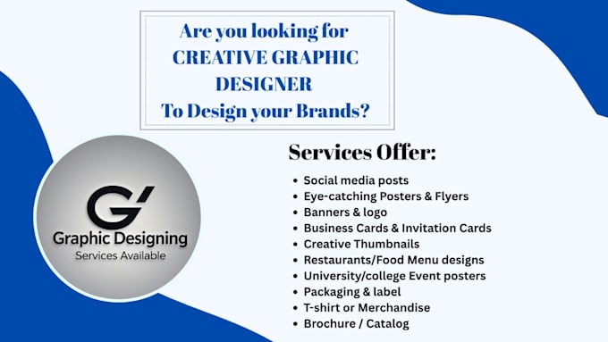 design stunning posters,  logo and cards