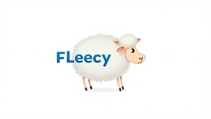 do good looking sheep mascot logo with free source file