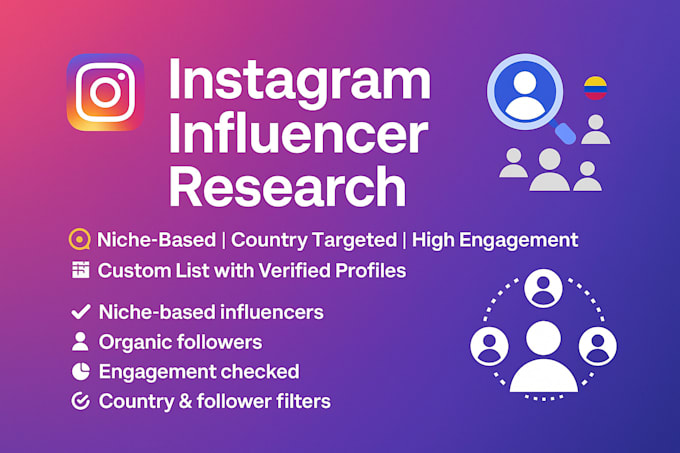 search find best instagram influencer research list for your niche